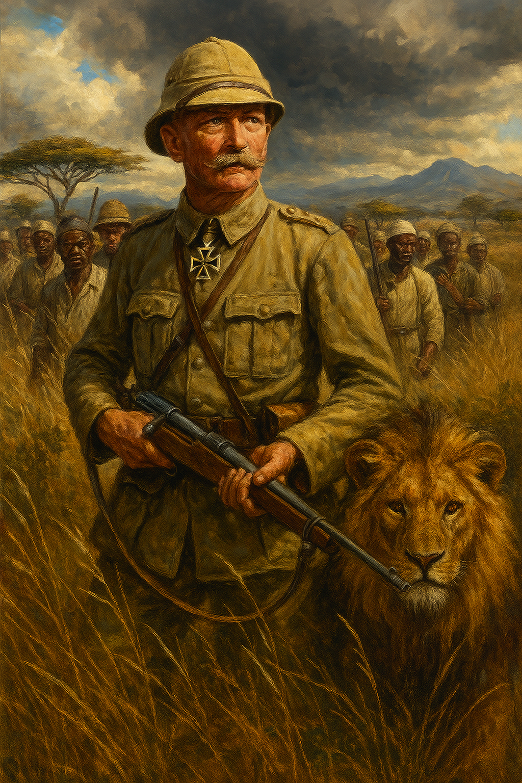 Historisches Thema „1914“, 100 Jahre Erster Weltkrieg – Paul von Lettow-Vorbeck, der „Löwe von Afrika“ und „Held von Deutsch-Ostafrika“